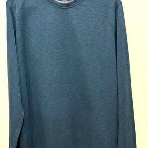 Van Heusen:  Color: Teal, Classic Fit Size Large.